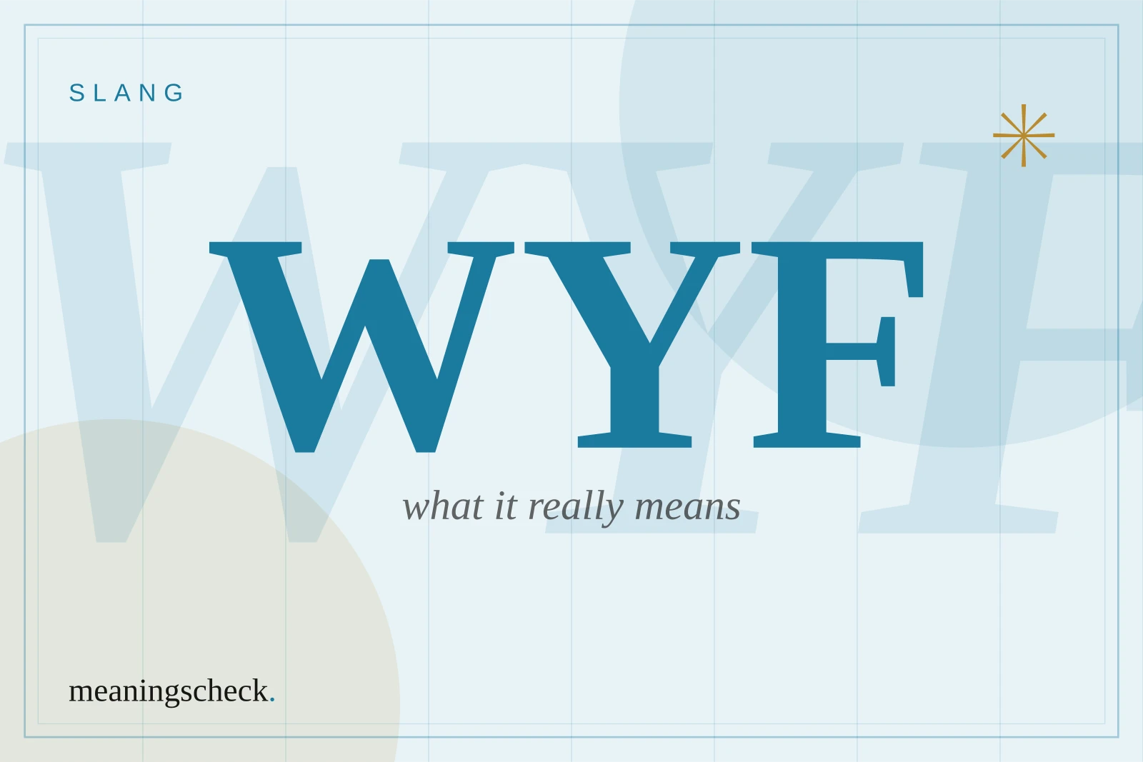 What Does WYF Mean? The Complete Guide to the WYF Meaning in Text and Slang WYF Meaning — typographic cover art for this guide